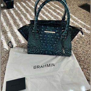Mini Brahmin Handbag- Teal